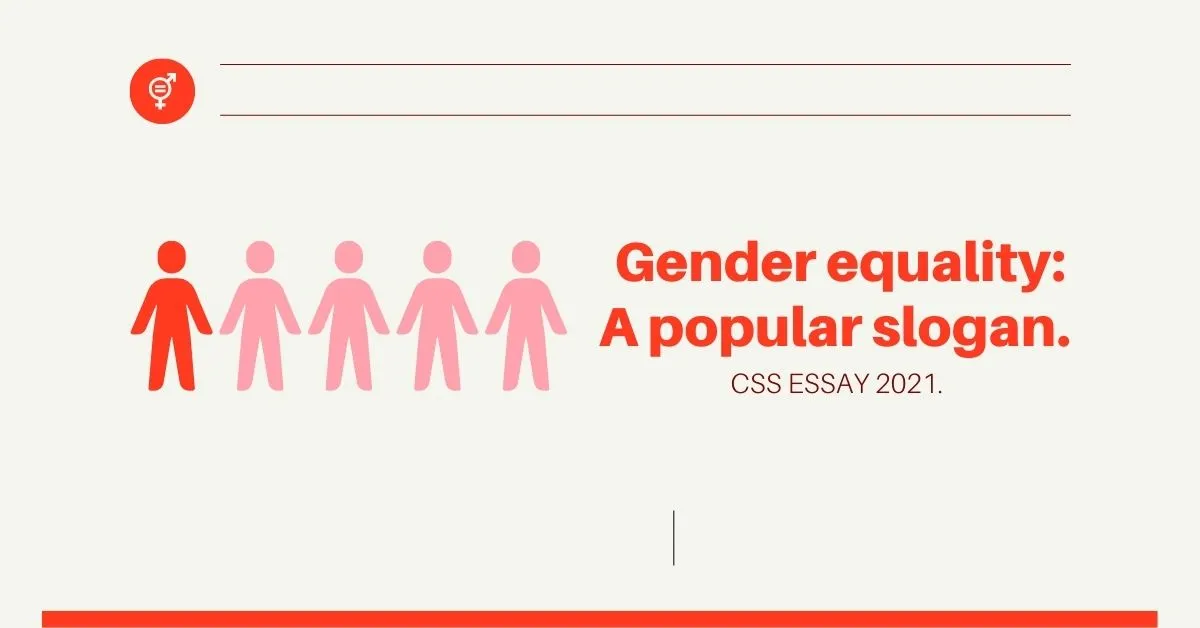 gender equality essay for css