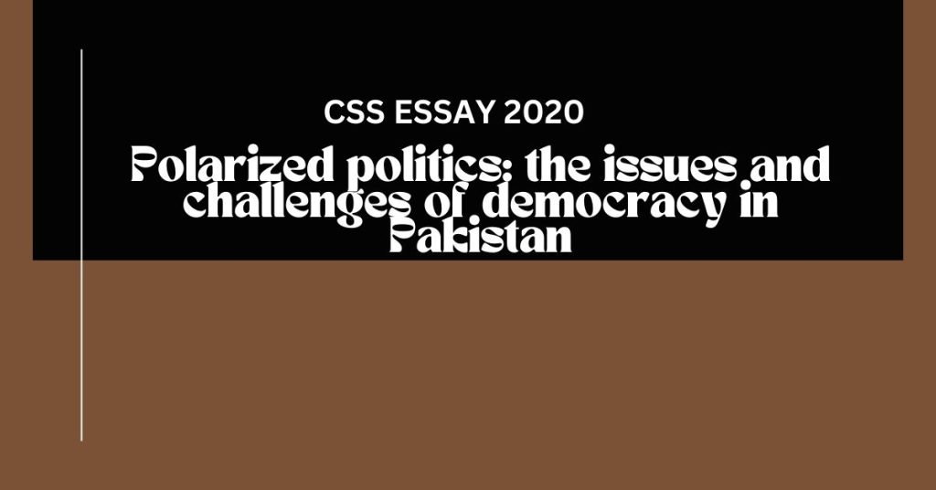 essay on democracy in pakistan css